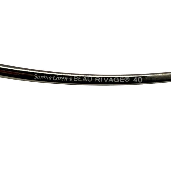 Sophia Loren Beau Rivage 40 Eyeglasses Frames Only 54-15-135 Zyloware 097 Gold - Picture 9 of 13